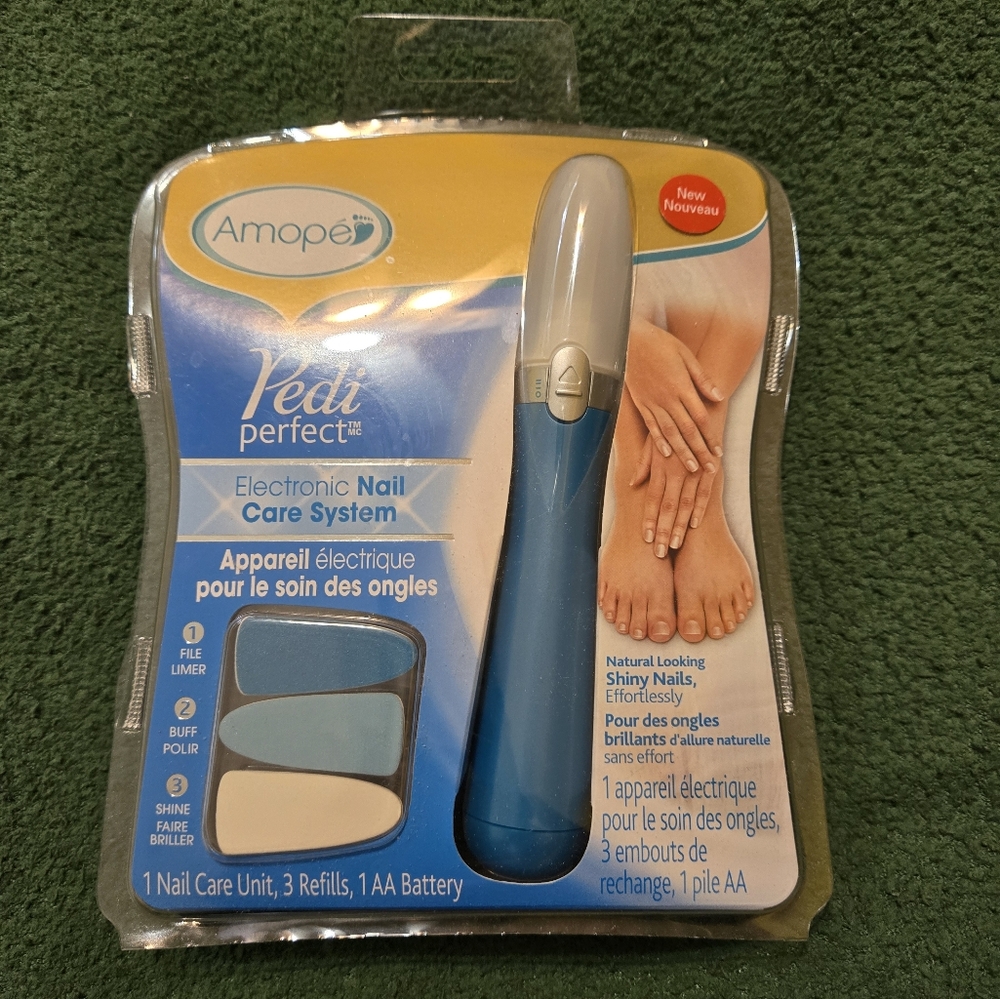 Amope Pedi Perfect Electronic Nail Care System - Blue